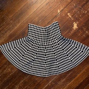Checked rue 21 circle skirt